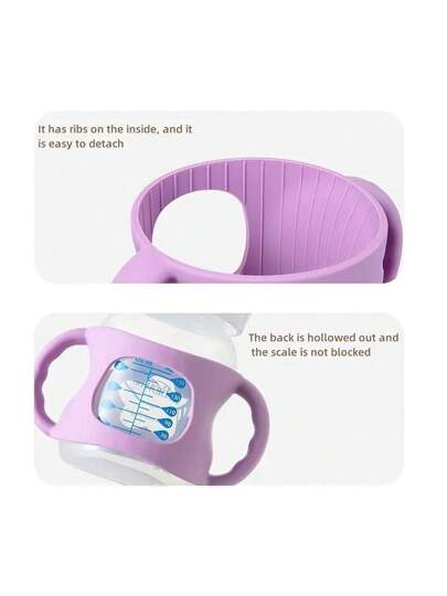 أكمام زجاجات من السيليكون بنمط نجوم كرتونية، مقبض سهل القبض، ناعم ومرن، يناسب معظم الزجاجات ذات الأعناق الواسعة - متوفرة بألوان متعددة