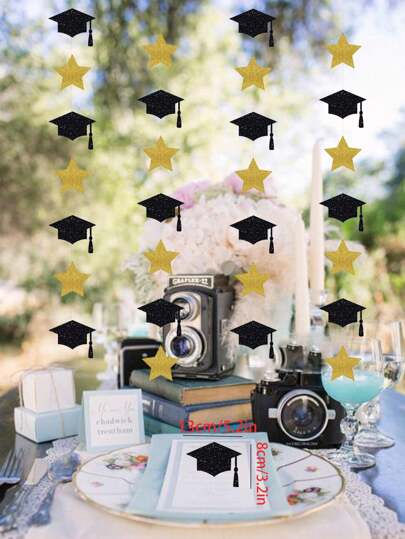 ديكور خلفية فن الرسم على القهوة لموسم التخرج ، خلفية حفل التخرج