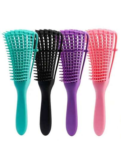 زلاجة شعر بثماني صفوف لجميع أنواع الشعر - مشط للشعر مع حماية من الكهرباء الساكنة, سهل الانزلاق,وعناية لطيفة للعناية اليومية بالشعر، هدايا متنوعة ليوم الأم