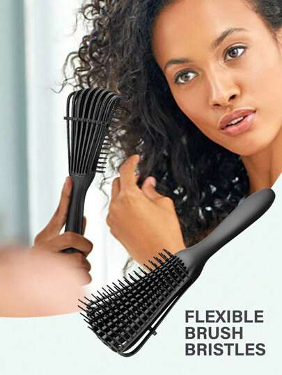 زلاجة شعر بثماني صفوف لجميع أنواع الشعر - مشط للشعر مع حماية من الكهرباء الساكنة, سهل الانزلاق,وعناية لطيفة للعناية اليومية بالشعر، هدايا متنوعة ليوم الأم