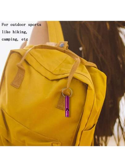 10 صفارات إنذار طوارئ عامة، مزودة بحلقات مفاتيح، مصنوعة من نحاس عالي الجودة وألياف الأمونيا، صفارات إنقاذ للحياة، مناسبة للرياضات الخارجية والتخييم والتدريب والتربية البدنية وتدريب الكلاب