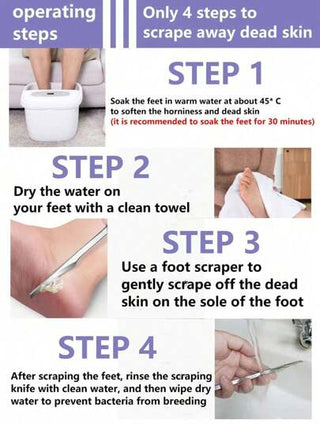 1قطعة/2قطعة/4قطع/6قطع/8قطع/10قطع مجموعة أدوات معالجة البشرة المحترفة بسكينة للوخزات الجلدية المترسبة بالأظافر ، أداوات العناية بالقدم الفولاذية لإزالة الجلد الزائد والأظافر الصلبة