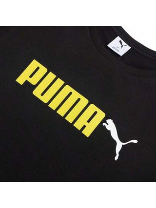 Puma تي شيرت رجالي قصير الأكمام بياقة دائرية وقصة فضفاضة من العلامة التجارية ESS لونين رقم 2