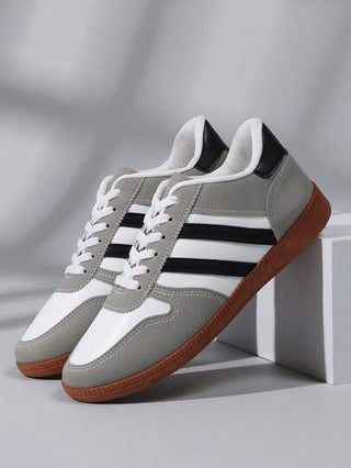 حذاء رياضي رجالي على شكل كلب الراعي الألماني، موديل ربيع وخريف 2025، إصدار كوري حديث، متعدد الاستخدامات، كاجوال رجالي، خفيف الوزن، نعل طري، من الجلد الناعم، أحذية رياضية