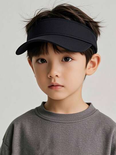 قبعة تنفس مفتوحة من الأعلى للأطفال، قبعة ظل للصيف للخارج، قابلة للاستخدام من قبل الأولاد والبنات