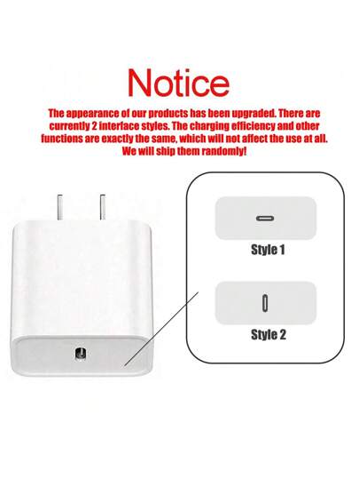 طقم شاحن مع رأس شحن سريع 20 وات + كابل شحن بيانات سريع كفء بطول 1 متر/3.3 قدم و 2 متر/6.6 قدم متوافق مع هاتف 14 برو ماكس/14 برو/14 بلس/14/13/12/11/آيباد/آيربودز والمتوافق مع محول طاقة إضافي سريع الشحن مناسب للسفر والمكتب والسكن والمنزل