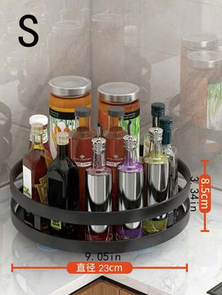 رف توابل متعدد الطبقات للمطبخ قابل للتعديل، طبقة تخزين ومنظم سميكة للمطبخ