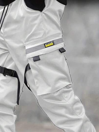 بنطلون كاجوال رجالي مريح مع تصميم جيوب