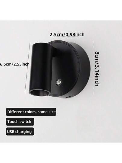 بقعة ضوئية لاسلكية للاستخدام الداخلي، مصدر ضوئي ثلاثي الألوان، قابل للتعديل في درجة السطوع، تركيب محمول بدون حاجة للتثقيب، مناسبة لإضاءة غرفة الأطفال والمكاتب، أطر صور الحائط، ألبومات الصور، والأضواء على خزانات العرض