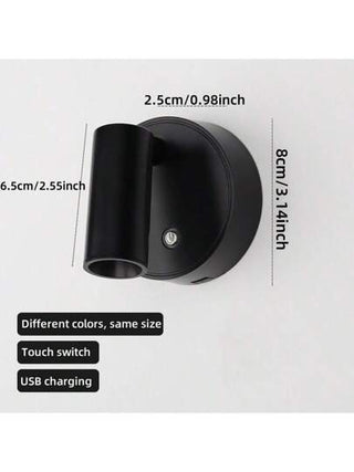 بقعة ضوئية لاسلكية للاستخدام الداخلي، مصدر ضوئي ثلاثي الألوان، قابل للتعديل في درجة السطوع، تركيب محمول بدون حاجة للتثقيب، مناسبة لإضاءة غرفة الأطفال والمكاتب، أطر صور الحائط، ألبومات الصور، والأضواء على خزانات العرض