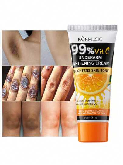 كريم تفتيح البشرة بمستخلص البرتقال، كريم تفتيح منطقة الإبط بفيتامين سي، مرطب. عطر السيدات