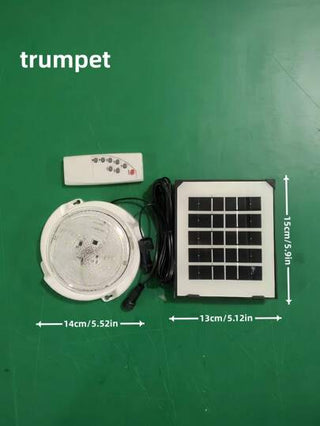 قطعة واحدة من أنوار الفناء السوداء، مصباح سقف داخلي/خارجي كهرباء شمسية يعمل بالطاقة الشمسية، إضاءة حديقة خارجية مقاومة للماء، إضاءة ذكية للرواق والحدائق، إضاءة المخيم من البلاستيك ABS، إضاءة الفناء