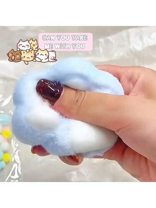 1 قطعة لعبة ضغط براثن قطة صغيرة فرائية، لعبة ضغط محمولة مناسبة للمكتب أو الخارج، هدية عيد مثالية، جائزة صغيرة، هدية عيد الميلاد، مفضلات حزب، محتويات أكياس الهدايا، جوائز الفصل الدراسي، لعبة ضغط