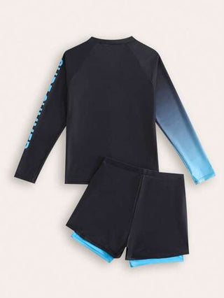 مايوه أولادي مجموعة سروال سباحة ذكور مراهقين بتصميم أنماط الموضة الجديدة