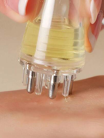 قطعة واحدة من مشط الزيت الصغير، ماساج فروة الرأس، مشط سيروم نمو الشعر المغذي، جوهر، سائل مغذي، بلسم، طارد الزيوت الأساسية للتوزيع الدقيق للسائل أو الزيت على جذور الشعر، مشابك الشعر، اكسسوارات الشعر