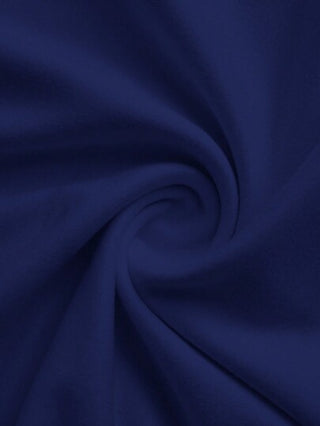 EZwear فوطة خزان كاجوال ضيقة مناسبة للصيف بياقة حلقة على الرقبة بدون أكمام ذات لون أزرق داكن