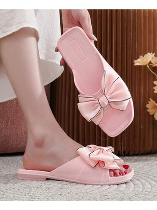 نعال خفيفة مريحة للخارج صيفًا للنساء 2024 الجديدة، بفيونكة