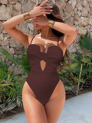 مايوه حريمي قطعة واحدة Swim SXY ملابس النساء لشاطئ الربيع المثير مايوه وحدة قابلة للارتداء وبدون سلك مسنود