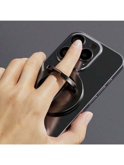 حامل هاتف مغناطيسي مكتبي حلقة مزدوجة التيار المتردد متوافق مع MagSafe لتثبيت الهواتف وللمكالمات الهاتفية، متوافق مع هواتف آيفون والاندرويد، هدية للعيد والأسرة والأصدقاء، حامل حلقي للإصبع وأغراض الهاتف والاكسسوارات