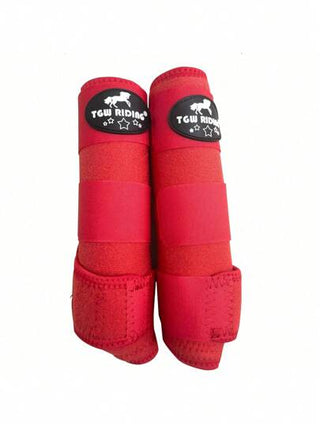 TGW RIDING حذوة أمامية للحصان مخمدة للصدمات لتدريب التحمل والأداء ، متوفرة بأحجام متعددة قطعة واحدة