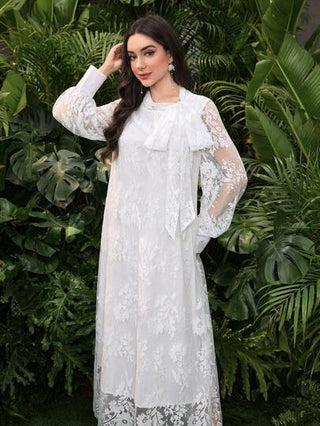 فساتين حريمي Modelyn العيد فستان بأكمام طويلة، ذو لون أحادي ، شيفون فاتح بتصميم عصري بسيط للنساء