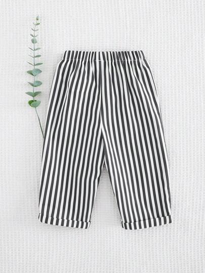 Cozy Pixies بنطال أطفال ذو خصر مطاطي بنقشات ملونة متنوعة ومريح