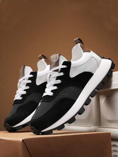 أحذية رياضة عصرية للرجال مناسبة للدراجة والمشي في الهواء الطلق