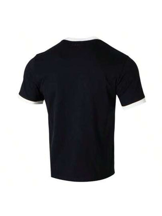Adidas Originals تي شيرت رياضي كاجوال بياقة مستديرة وأكمام قصيرة وفضفاض وقابل للتنفس للرجال JC8372
