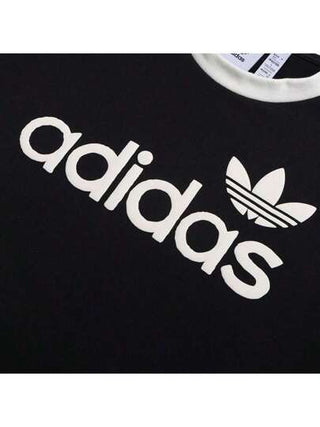 Adidas Originals تي شيرت رياضي كاجوال بياقة مستديرة وأكمام قصيرة وفضفاض وقابل للتنفس للرجال JC8372