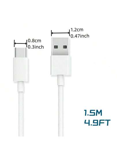 1 حزمة كابل USB C, كابل من USB A إلى USB C 45 واط, 5A كابل شحن من USB A إلى USB C, كابل شحن من USB A إلى نوع C للشحن السريع متوافق مع هواتف سامسونج جالكسي نوت 10 و نوت 9/S10+ S10