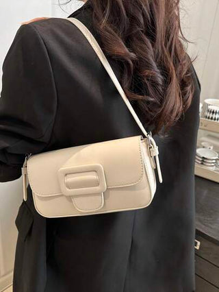 حقيبة إبط صلبة ملونة عصرية وبسيطة ، حقيبة كاجوال قابلة للطي للكتف ، مناسبة للتسوق والمحافظ وللطالبات والنساء الشابات وموظفي المكاتب. مثالية للمكاتب والجامعات والعمل والنشاطات اليومية والسفر والخروجات