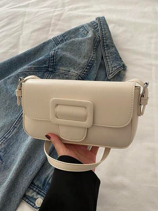 حقيبة إبط صلبة ملونة عصرية وبسيطة ، حقيبة كاجوال قابلة للطي للكتف ، مناسبة للتسوق والمحافظ وللطالبات والنساء الشابات وموظفي المكاتب. مثالية للمكاتب والجامعات والعمل والنشاطات اليومية والسفر والخروجات