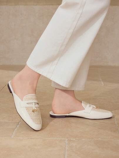 MOTF PREMIUM أحذية نسائية كاجوال مريحة برأس مستدير