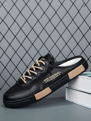 موكاسين مريحة وقابلة للتنفس للرجال بدون كعب