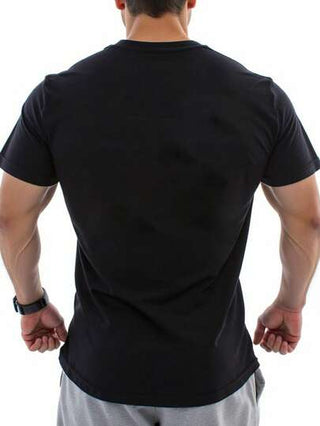 Manfinity Sport Corelite تيشيرت رياضي بأكمام قصيرة ذو تصميم بسيط، مناسب للصيف