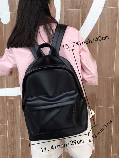 حقيبة الظهر السوداء حقيبة كتب حقيبة الظهر ذات الغطاء المائي محمول للسفر العطلات العمل المكتب الرياضة صالة الألعاب الرياضية الخارجية من النايلون عادي للطلاب الأولاد طلاب الكلية المراهقين طلاب المدرسة الثانوية