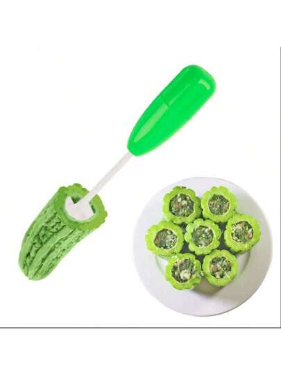 5 قطع/مجموعة أداة نزع البذور والنواة من الفواكه والخضروات، أداة متعددة الوظائف لإزالة البذور من الخيار واليقطين، أدوات المطبخ