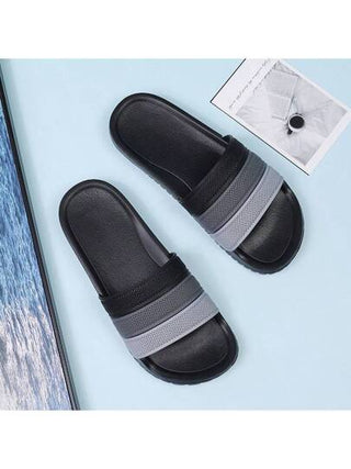 صندل رجالي كاجوال غير زلق مريح للاستخدام في الخارج، بألوان متدرجة