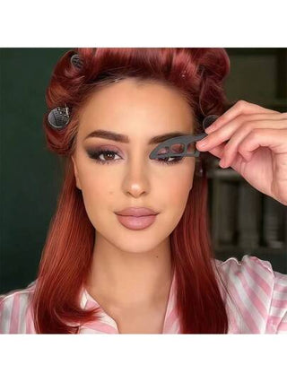 مساعد مكياج العين 3/4 + 1 فرشاة مكياج مساعد عينيك للإطلالة الجذابة المفضلة للمبتدئين في مكياج العيون
