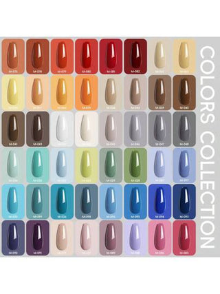 XEIJAYI طقم طلاء أظافر جيل أحمر ب- 6 ألوان من كسجاي، جيل أظافر من نوع نقع بالأشعة فوق البنفسجية وأضواء الصمام الثنائي، نصف دائم، جودة صالون DIY لفن أظافر الجيل للربيع والصيف