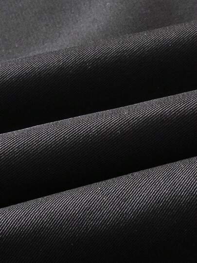 Wildeya قميص كاجوال للفتى المراهق مطرز بهندسي أكمام قصيرة