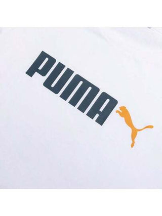 Puma ملابس علوية قصير الأكمام للرجال للركض والدراجات والتدريب، ملابس رياضية عادية للبسكتبول، شعار رقم 2 باللونين 691341-02
