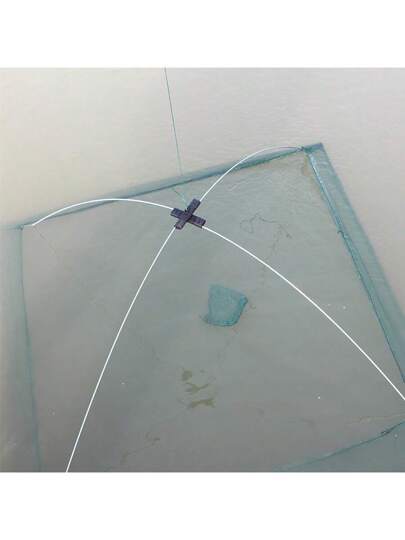 شبكة صيد مربعة القياس 60 * 60 سم لاصطياد الجمبري والسرطان والأسماك الصغيرة ، أدوات الصيد