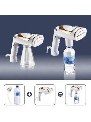 ESUPER كي البخار اليدوي للملابس بقوة عالية، كي بخار محمول قابل للطي للسفر ،لبخار الملابس مع خزان مياه قابل للفصل سعة 250 مل ، سخان سريع الاحماء في 20 ثانية 1600 واط مع قفاز