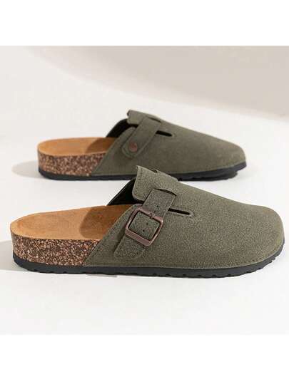 شباشب انزلاقية يمكن ارتداؤها من كلا الجنسين مزودة بغطاء أصابع ناعم وقاع لين، أحذية للصيد ، صنادل سميكة القاع للخارج