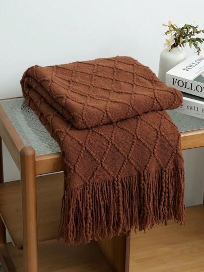 بطانية مغزولة قطعة واحدة، بطانية ملقاة على الأريكة، بطانية سرير، وسادة نوم للمكتب، وشاح صيفي