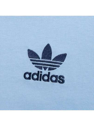 Adidas Originals تي شيرت رياضي بياقة دائرية قصير الأكمام للرجال، قطن مريح للتنفس JN7018