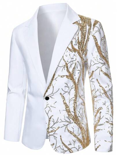 Manfinity AFTRDRK بدلة رجالية مجموعة، بدلة عصرية للحفلات والأداء