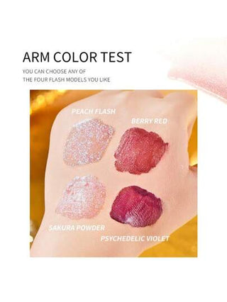 بلسم شفاه لامع لؤلؤي، مقاوم للماء وطويل الأمد، مرطب ومرطب، وذو نهاية زجاجية مرآوية قابلة للتطبيق بطبقات متعددة