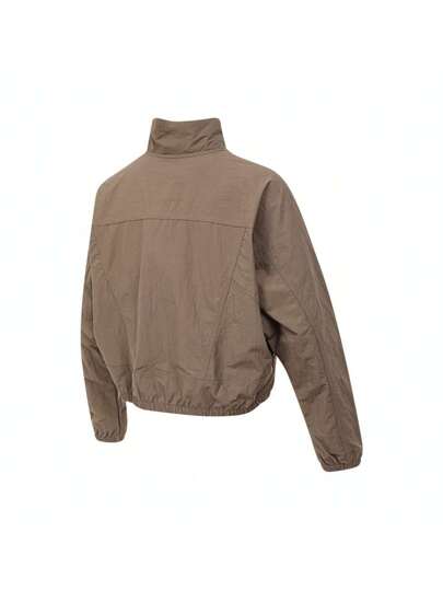 Nike جاكيت ظل نسائية ON NSW EVRTHNG WVN RPL UV موديل 2025 ، ملابس خارجية مصنوعة من نسيج له قبعة